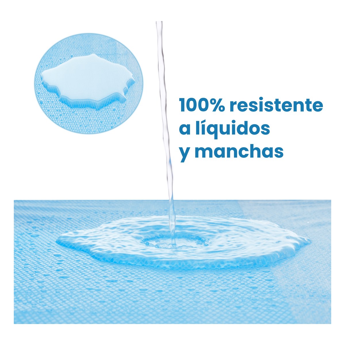 Babero desechable para adultos resistente a líquidos y manchas