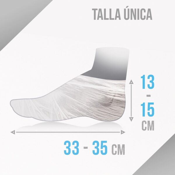 Medidas de los calcetines desechables, talla única