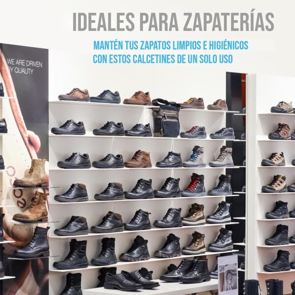 Calcetines desechables para zapaterías