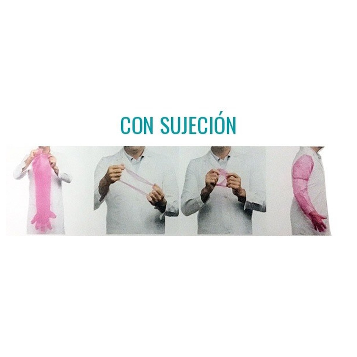 Cómo se colocan los guantes de inseminación con sujeción